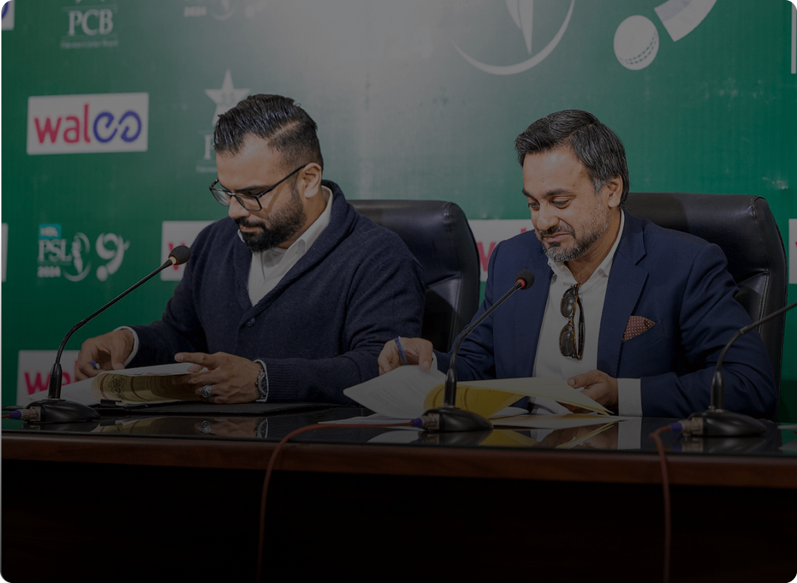 PCB and Walee Signed Deal For Digital Broadcasting  Of HBL PSL 9 and 10